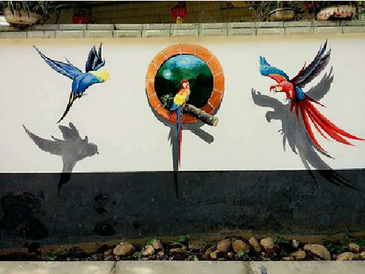 迪庆视觉错位-3D墙绘设计