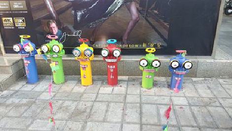 迪庆商业区彩绘