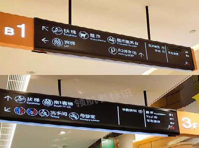 迪庆如何通过商场标识牌引导客流分布？